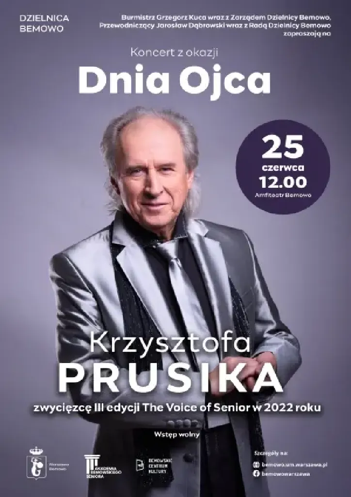 Koncert Krzysztofa Prusika z okazji Dnia Ojca