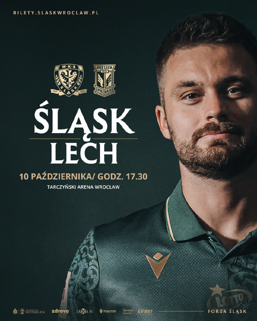Śląsk Wrocław vs Lech Poznań – mecz ligowy