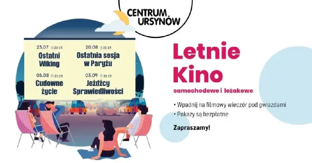 Kino samochodowe i leżakowe w CH Ursynów: Cudowne życie