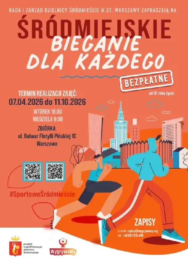 Śródmiejskie bieganie dla każdego