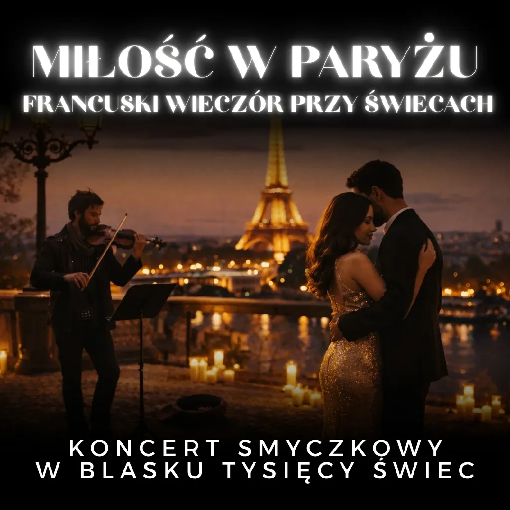 Miłość w Paryżu – francuski wieczór przy świecach