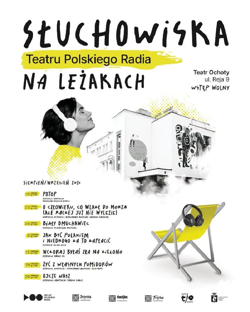 Słuchowiska na leżakach – Teatr Polskiego Radia x Teatr Ochoty