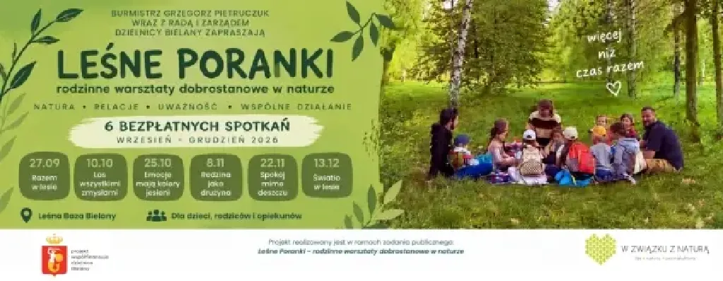 Leśny Poranek – rodzinne warsztaty dobrostanowe