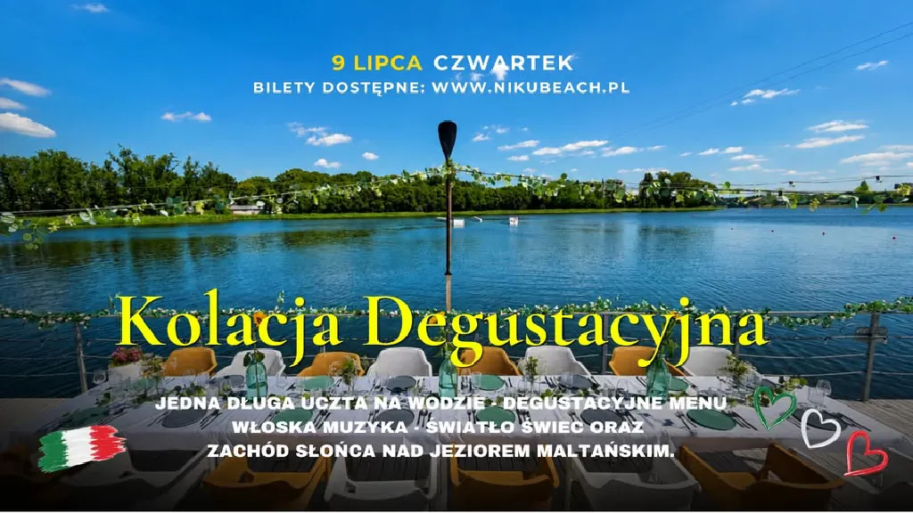 Włoska Kolacja Degustacyjna w Niku Beach