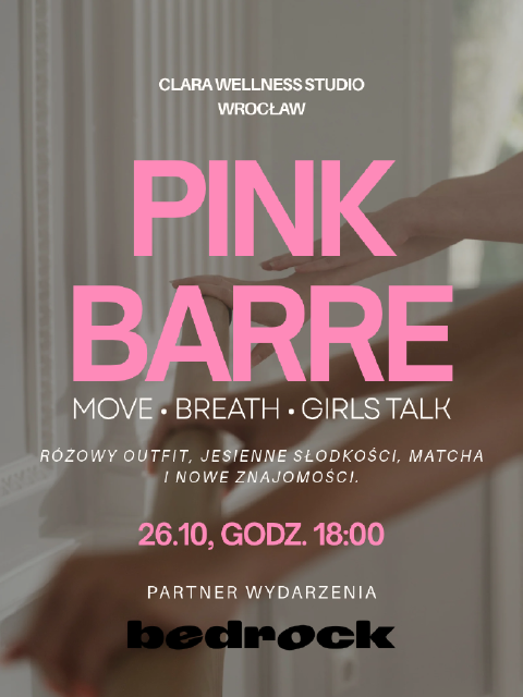 PINK BARRE – Move, Breath & Girls Talk