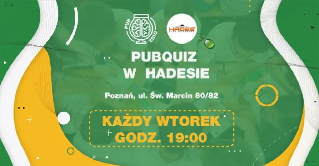 PubQuiz w Hadesie – drużynowy quiz z nagrodami