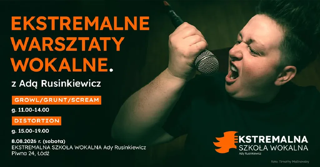 Ekstremalne warsztaty wokalne z Adą Rusinkiewicz