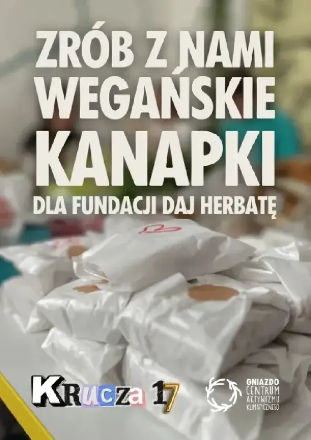 Wegańskie kanapki dla Fundacji Daj Herbatę
