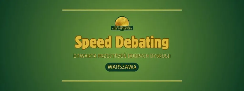 31. Speed Debating Na Kocykach – Warszawa