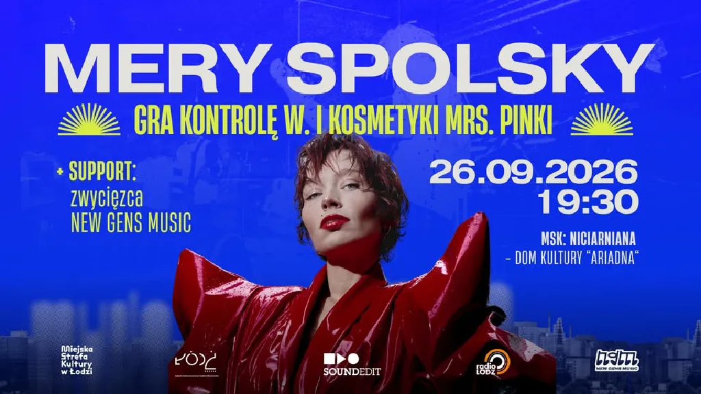Mery Spolsky gra Kontrolę W. i Kosmetyki Mrs. Pinki