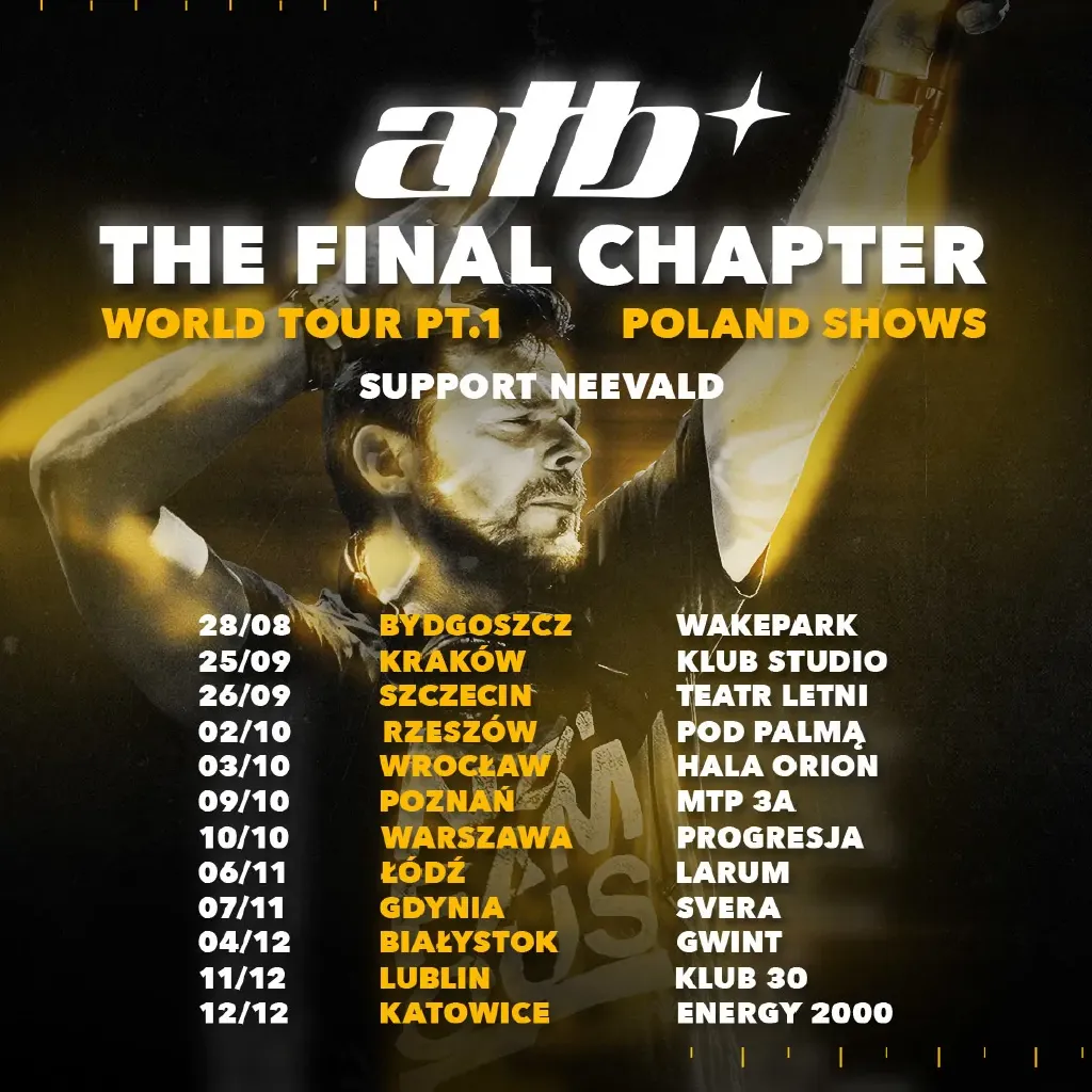 ATB – Final Chapter Poland Tour