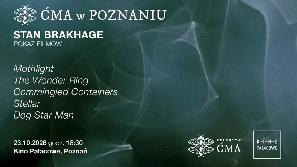 Filmy Stana Brakhage’a – pokaz w Kinie Pałacowym