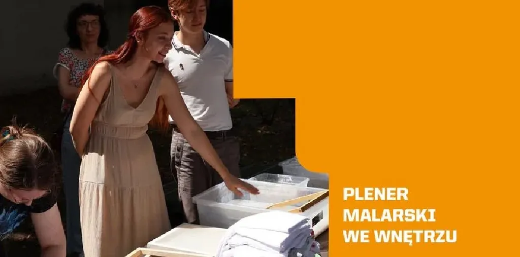 Plener malarski we wnętrzu w Muzeum Sztuki ms1