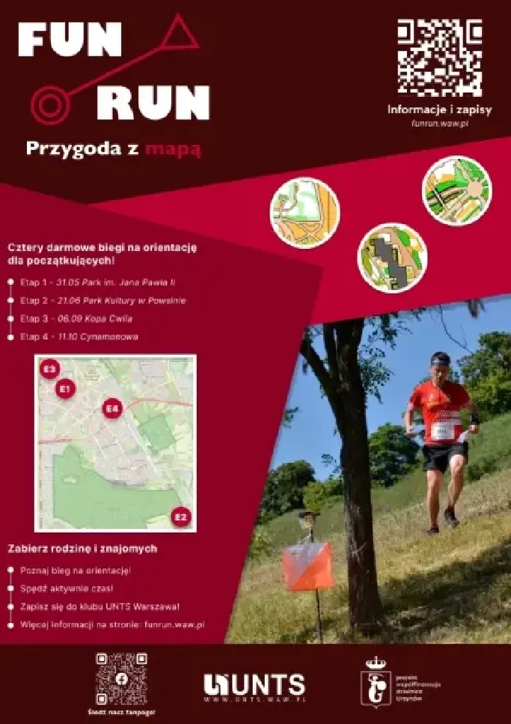 FUNRUN – bieg na orientację w Powsinie