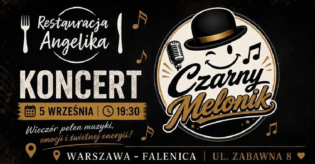 Czarny Melonik – koncert na żywo