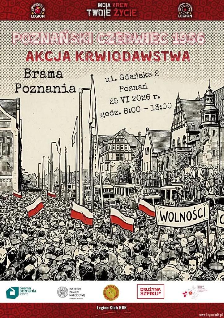Akcja krwiodawstwa w Bramie Poznania