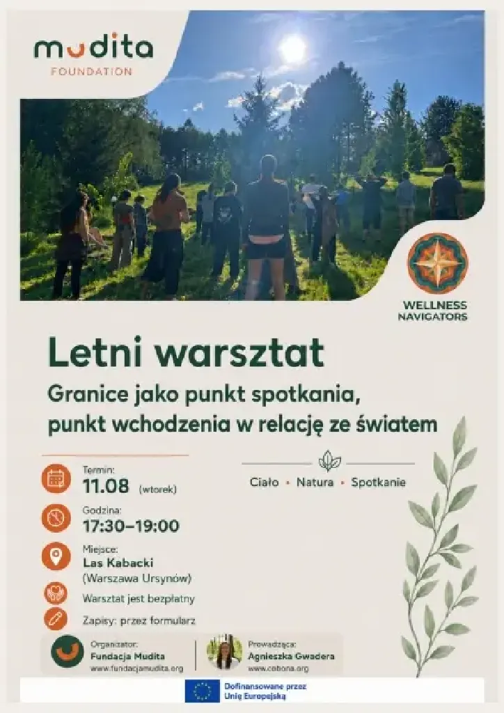 Warsztat kontaktu z ciałem i naturą w Lesie Kabackim
