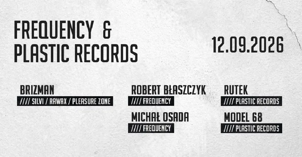 FREQUENCY x PLASTIC REC. – impreza elektroniczna