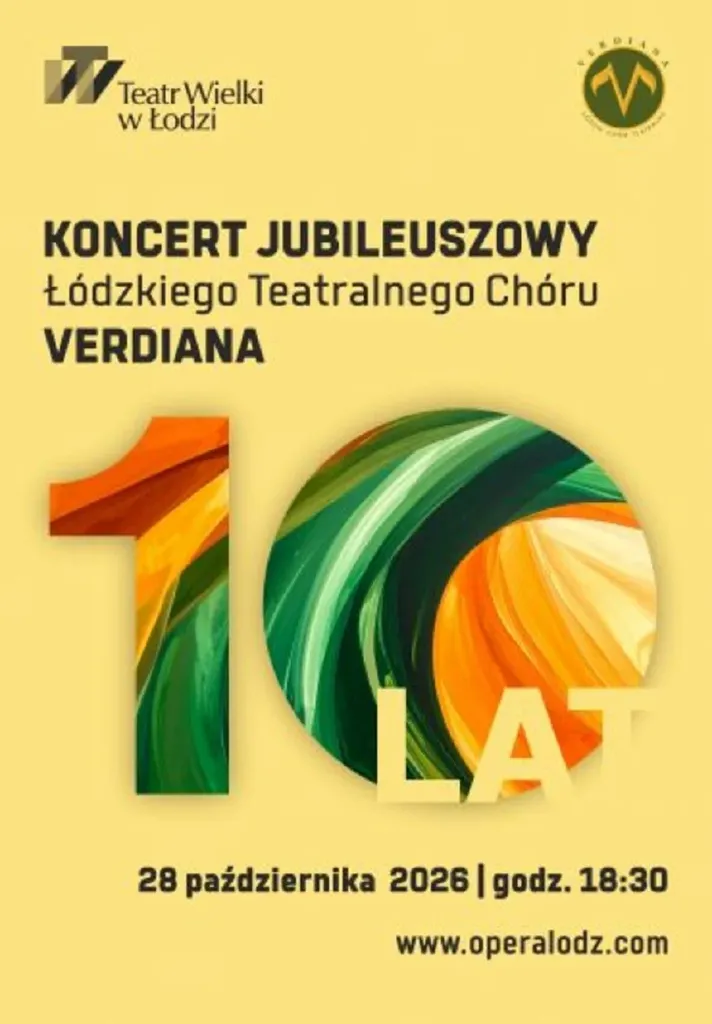 Łódzki Teatralny Chór „Verdiana” – koncert jubileuszowy
