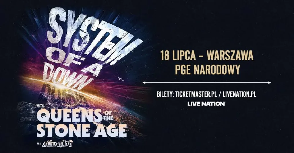 System Of A Down – koncert na PGE Narodowym