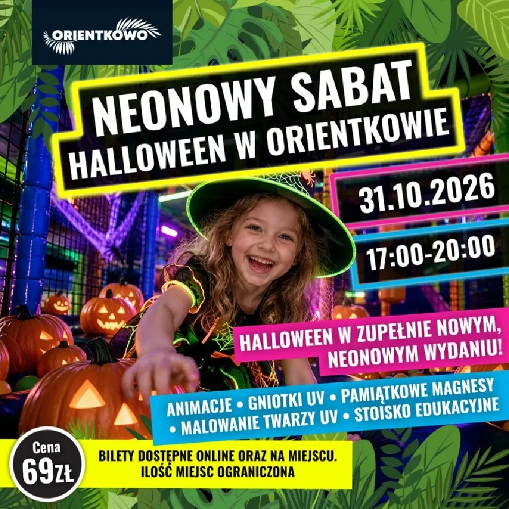 Neonowe Halloween dla dzieci – Orientarium ZOO Łódź