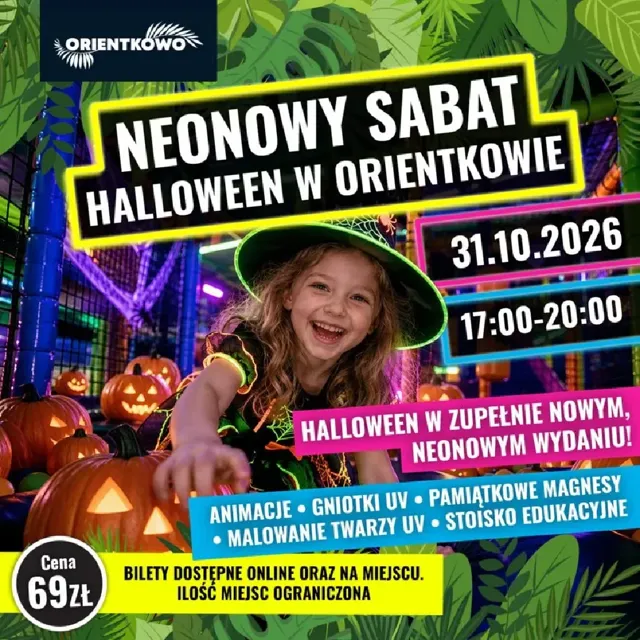 Neonowe Halloween dla dzieci – Orientarium ZOO Łódź