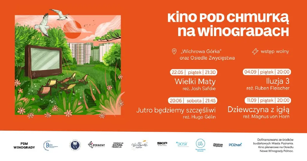 Kino pod chmurką na Winogradach