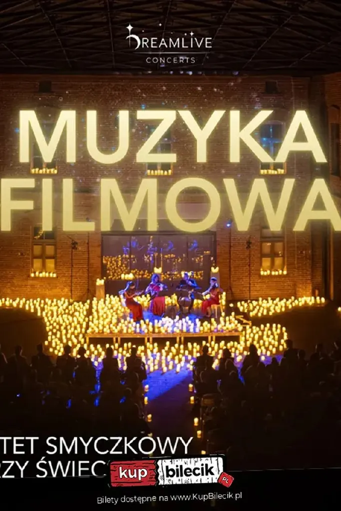 Muzyka filmowa w blasku świec – koncert kwartetu smyczkowego