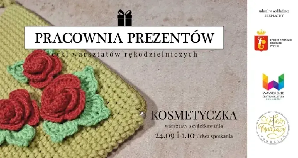 Warsztaty szydełkowania – kosmetyczka