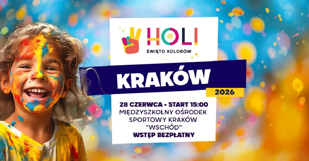 Holi Święto Kolorów w Krakowie