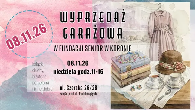 Wyprzedaż garażowa na Mokotowie