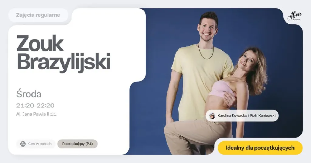 Zouk Brazylijski dla początkujących (P1)