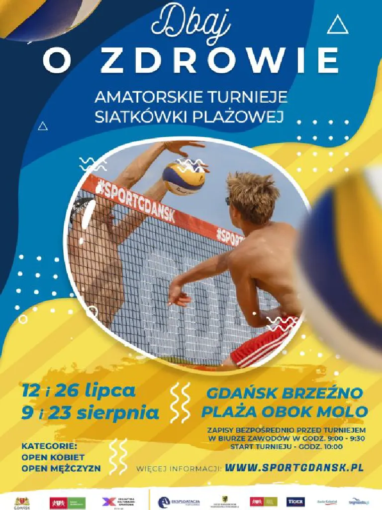 Turnieje siatkówki plażowej – Gdańsk Brzeźno