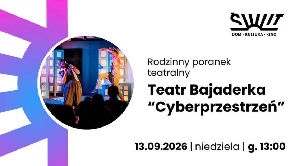 Cyberprzestrzeń – rodzinny poranek teatralny