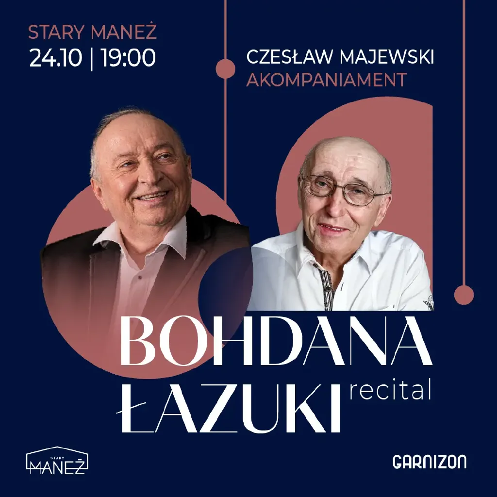 Bohdan Łazuka – recital w Starym Maneżu