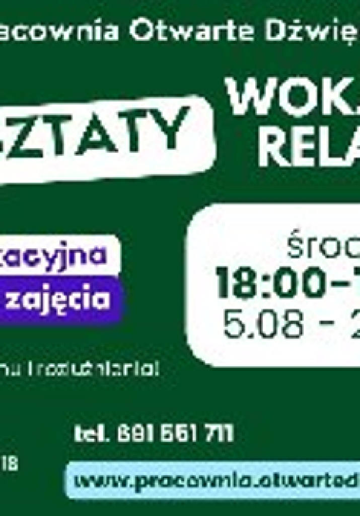 Wokalny Relaks – warsztaty wokalne