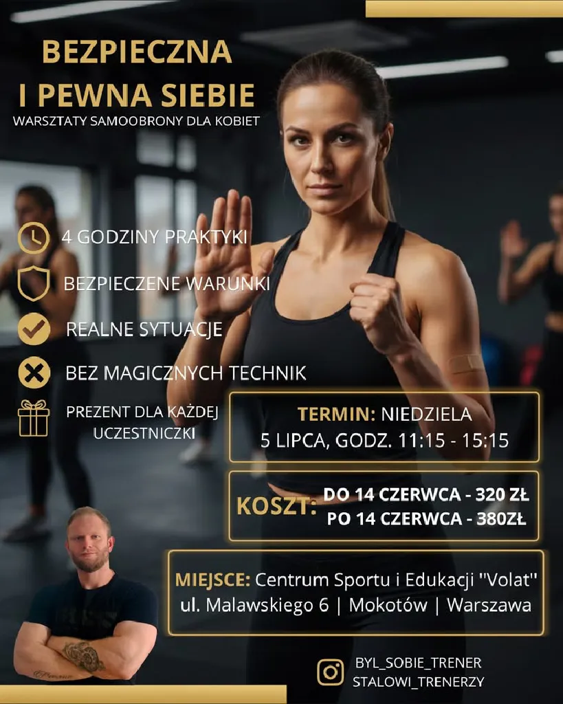 Bezpieczna i Pewna Siebie – warsztaty samoobrony dla kobiet