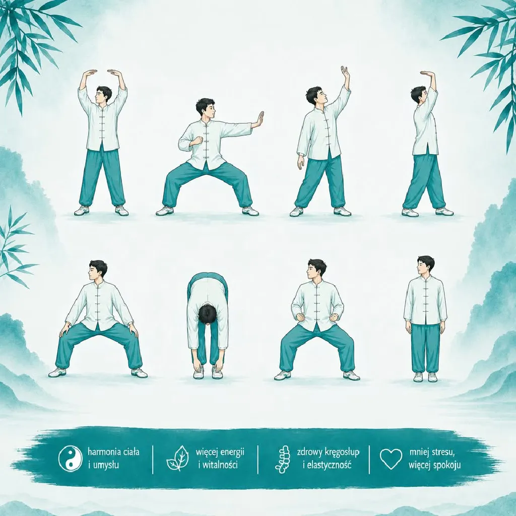 Qigong – 8 kawałków brokatu