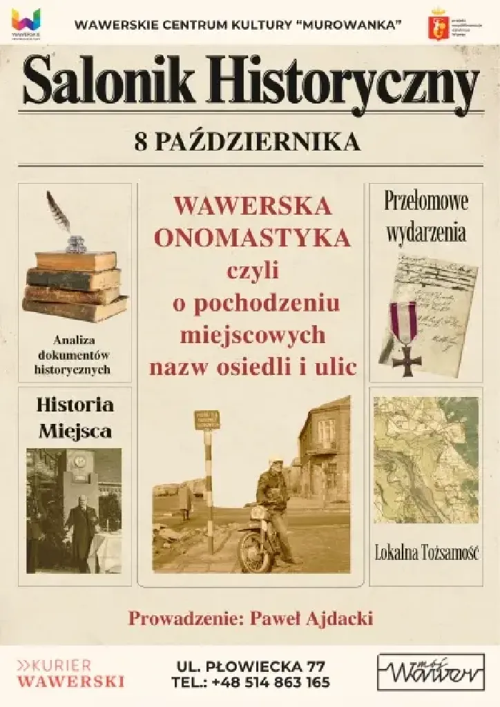 Wawerska onomastyka – Salonik Historyczny z Pawłem Ajdackim