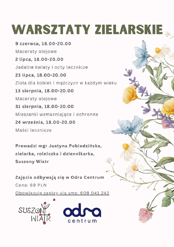 Warsztaty zielarskie w Odra Centrum