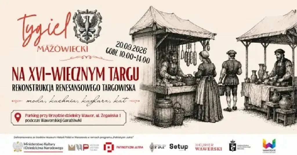 Na XVI-wiecznym targu – rekonstrukcja historyczna