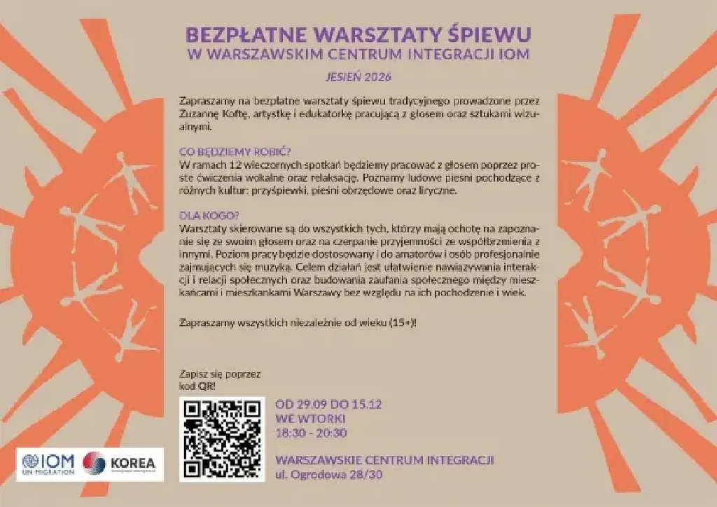 Warsztaty śpiewu – zajęcia