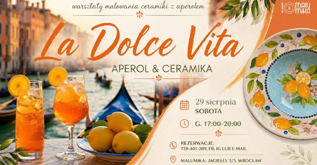 LA DOLCE VITA – warsztaty malowania ceramiki