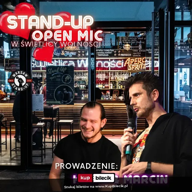 Otwarta scena stand-upowa w Świetlicy Wolności