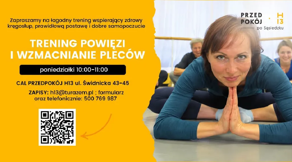 Trening powięzi i wzmacnianie pleców – zajęcia w H13