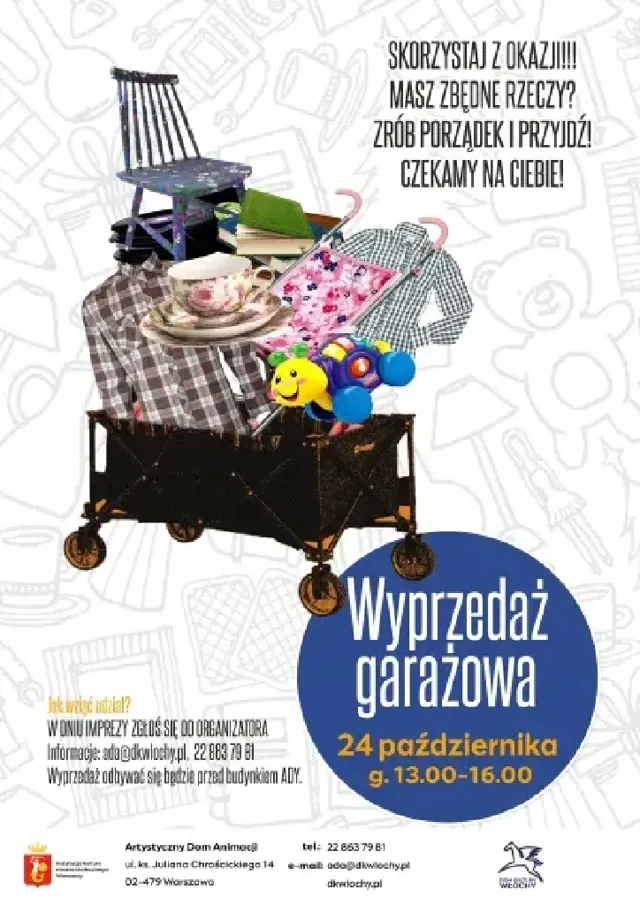 Wyprzedaż garażowa – rękodzieło i używane przedmioty