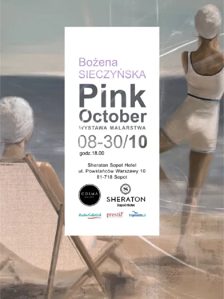 Pink October – wernisaż malarstwa Bożeny Sieczyńskiej