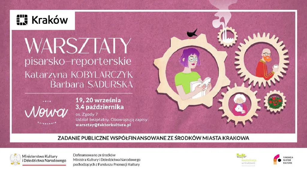 Szkoła pisania – warsztaty pisarsko-reporterskie