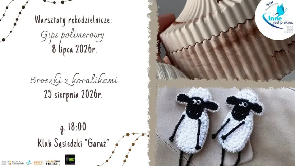 Warsztaty rękodzielnicze – broszki z koralikami