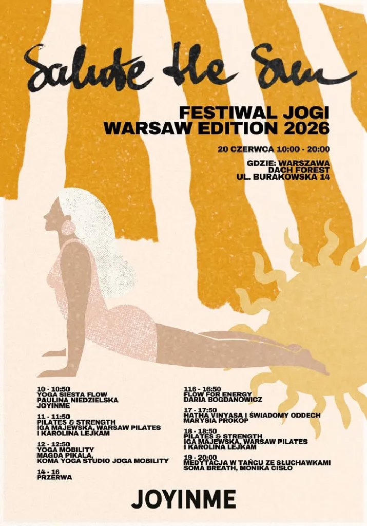 Salute the Sun – festiwal jogi w Warszawie